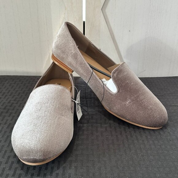 Torrid Velvet Loafer in Taupe - Picture 4 of 11